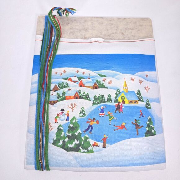 Vintage Sunset Stitchery “Quilted Christmas Morn” Kit 2101 Holiday‎ Scene 8×10 – - Picture 4 of 13